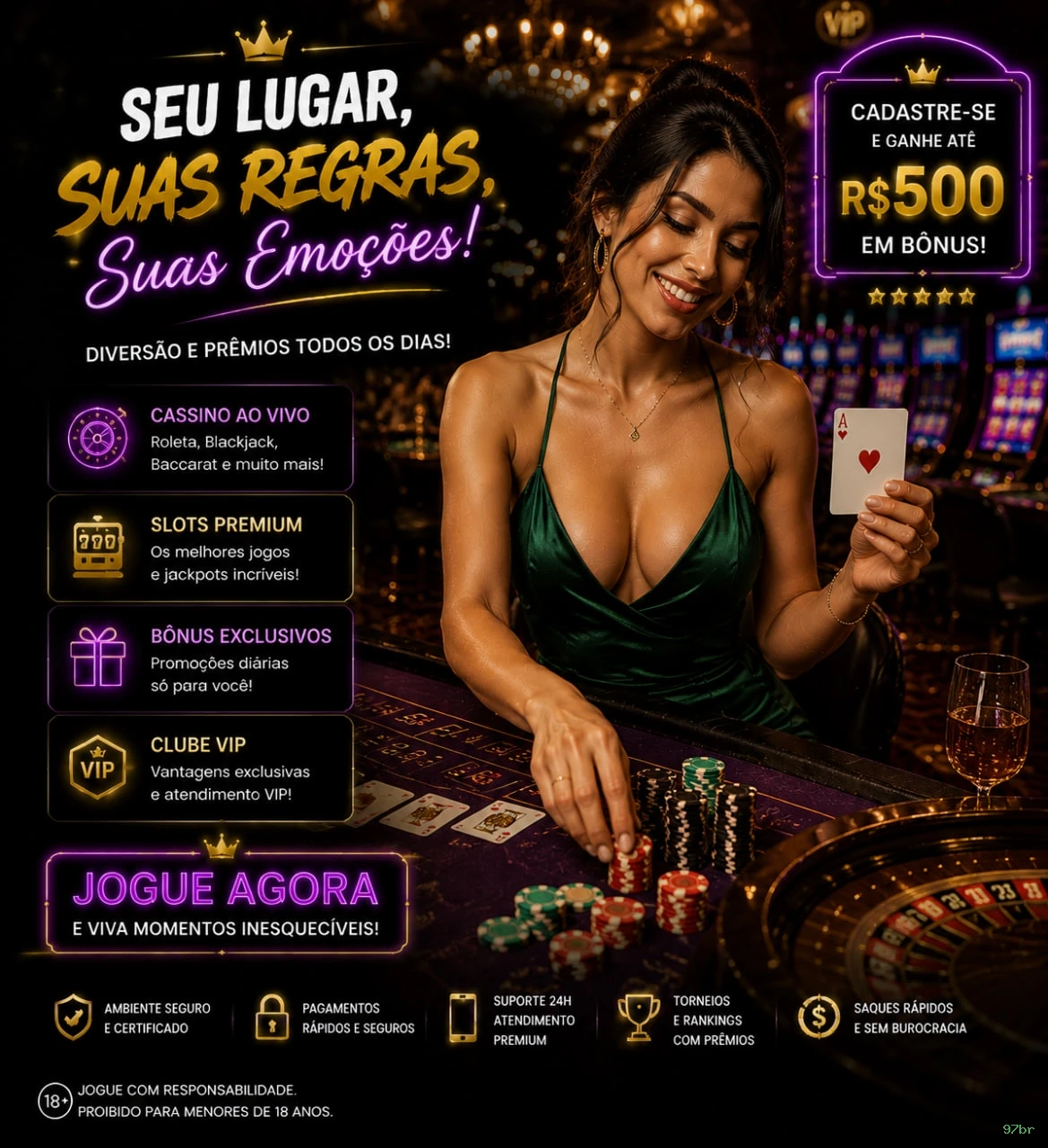 Saque PIX 97br